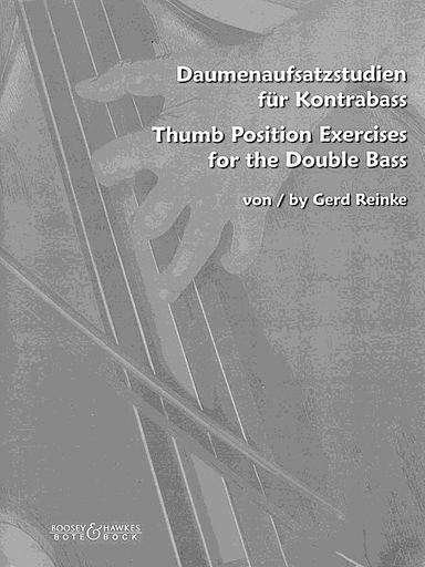 Reinke, Gerd: Thumb Position Exercises for the Double Bass