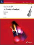 Kummer, F.A. (Menger, ed.): 10 Etudes Melodiques, Op. 57 (cello)