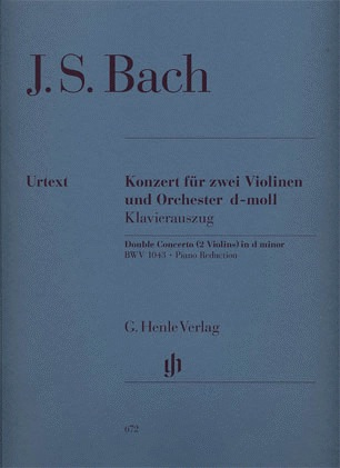 Bach, J.S. (Eppstein, ed.): Concerto in D minor, BWV1043, urtext (2 violins, and piano)