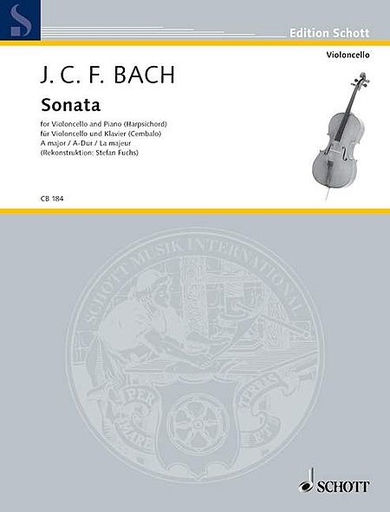Bach, J.C.F.: Sonata in A Major (cello and piano)