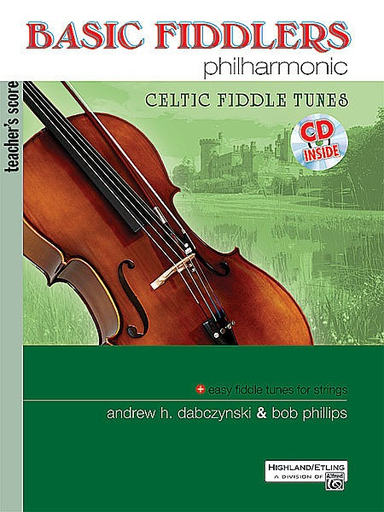 Dabczynski & Phillips: (Score) Basic Fiddlers Philharmonic - Celtic Fiddle Tunes (manual, CD)
