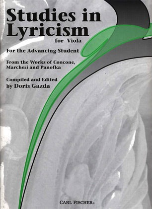 Gazda, Doris: Studies in Lyricism for Viola-for the Advancing Student