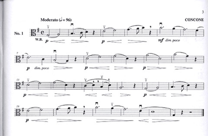 Gazda, Doris: Studies in Lyricism for Viola-for the Advancing Student
