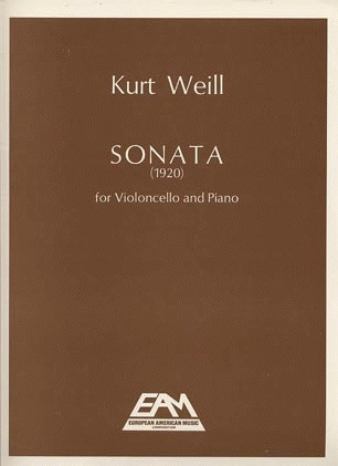 Weill, Kurt: Sonata for Cello and Piano, Out of Print