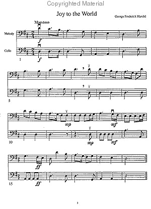 Duncan: Christmas Solos for Beginning Cello (cello/piano or 2 cellos/piano)