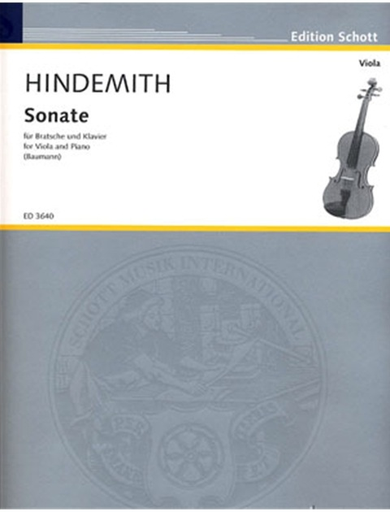 Hindemith, Paul: Sonata (1939) (Viola & Piano)