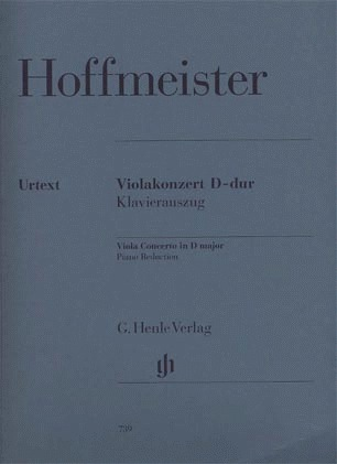 Hoffmeister, A. (Ronge, ed.): Concerto in D, urtext (viola & piano)