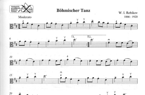 Janosi (editor): What I Like to Play; Very Easy Arrangements (viola and piano)