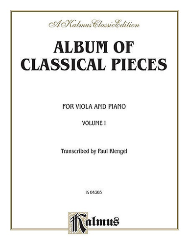 Klengel: Classical Pieces Vol. 1 (viola & piano)