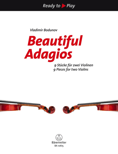 Bodunov, V.: Beautiful Adagios - 9 Pieces for two Violins (two violins) Barenreiter
