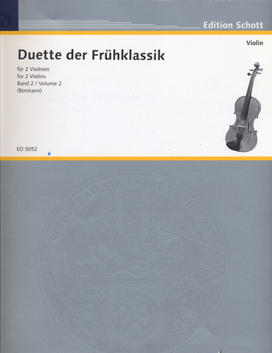Bormann, P.: Early Violin Classics, Volume 2 (two violins)