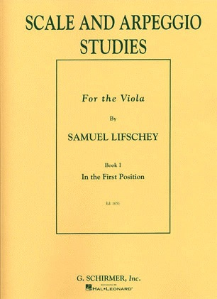 Lifschey, Samuel: Scale & Arpeggio Studies (Viola)