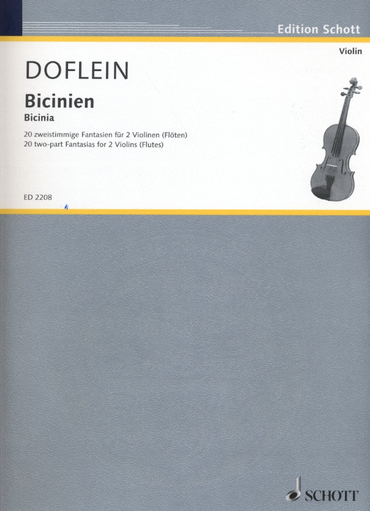Doflein, E.: Bicinien - 20 two-part Fantasias from around 1600 (two violins)