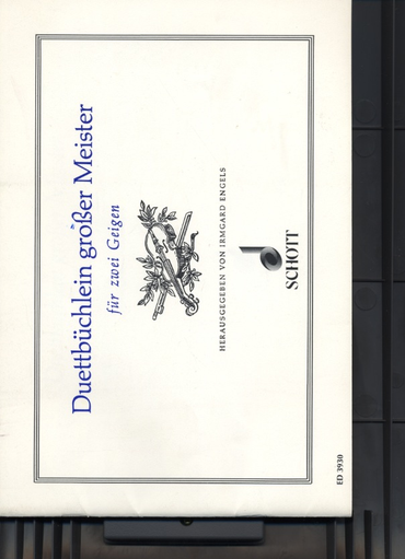 Engels, I.: Duettbuchlein Grosser Meister-Duet book of great masters (2 violins)