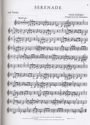 Easy Violin Pieces for one or two violins and piano