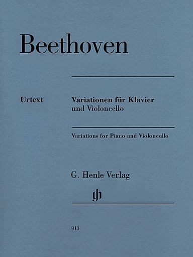 Beethoven, L.van (Geringas/Dufner, ed.): Variations, urtext (cello and piano)