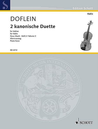 Hindemith, P.: Canonic Recital Pieces and Variations (2 violins)