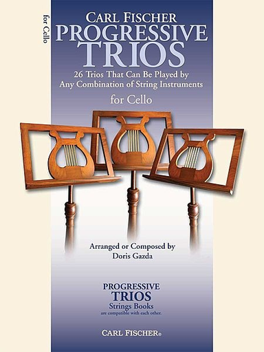 Gazda, Doris: Progressive Trios (3 cellos)