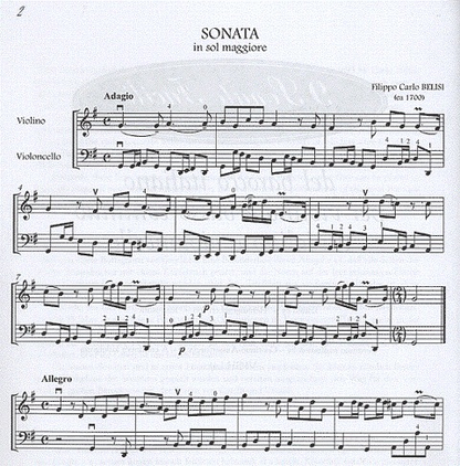 Pejtsik (ed): 9 Sonate Facili del Barocco Italiano (violin & cello)(violin & piano), Edito Musica Budapest