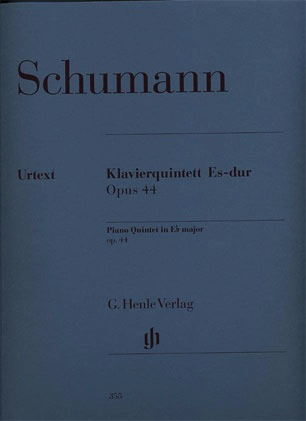 Schumann (Hertrich, ed.): Piano Quintet in Eb, Op.44, urtext (2 violins, viola, cello, and piano)