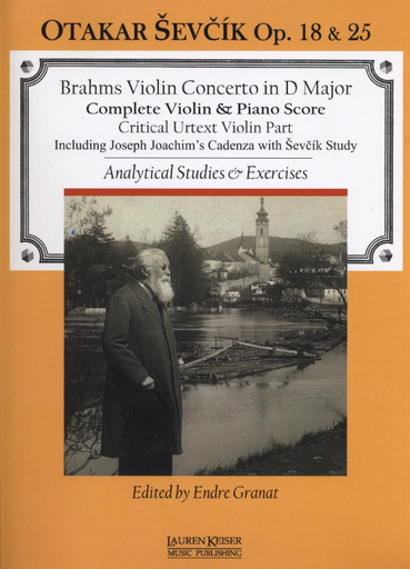 Brahms, Johannes (Granat): Violin Concerto in D Major and Sevcik Op. 18 & 25