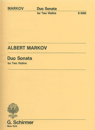 Markov, Albert: Duo Sonata for Two Violins