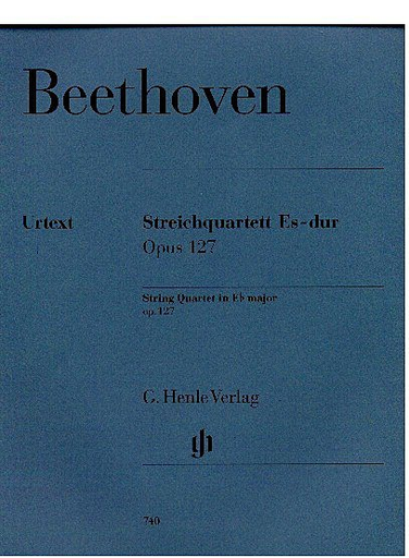 Beethoven, L.van (Platen, ed.): String Quartet in Eb, Op. 127, urtext (2 violin, viola, and cello)