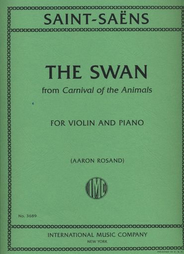 Saint-Saens, Camille (Rosand): The Swan from Carnival of the Animals (violin & piano)