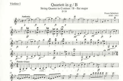 Schubert, F.: String Quartets Vol.2, Barenreiter