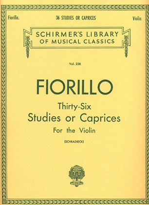 Fiorillo (Schradieck): 36 Studies or Caprices (violin)