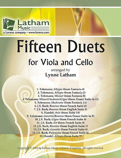 Latham: 15 Duets (viola & cello)