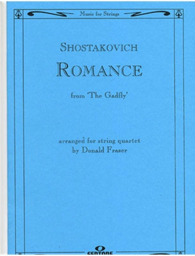 Shostakovich (Fraser, arr): Romance from the Gadfly  arranged for string quartet (score and parts)