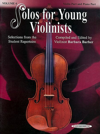 Barber, B.: Solos for Young Violinists, Vol.6 (violin, and piano)