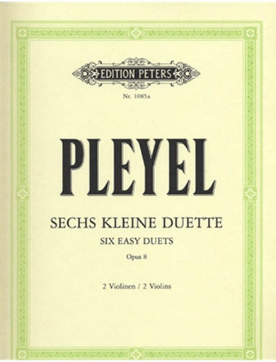 Pleyel, I.: Six Little Duos for Two Violins Op. 8