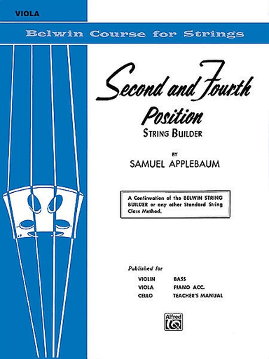 Applebaum, S.: Second and Fourth Position String Builder (viola)