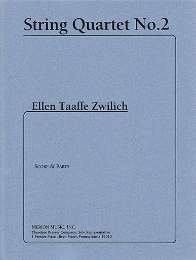 Zwilich, Ellen Taaffe: String Quartet No. 2 (score and parts)