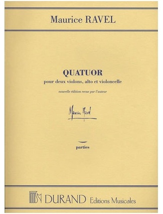 Ravel, Maurice: Quartet in F major (string quartet)