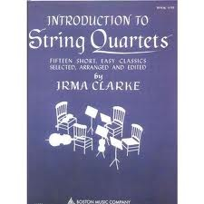 Clarke, Irma: Introduction to String Quartets Vol.1 (score & parts, optional 3rd violin part is the same as the viola part)