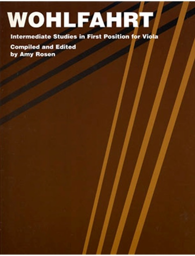 Wohlfahrt, Franz: Intermediate Studies in First Position for Viola