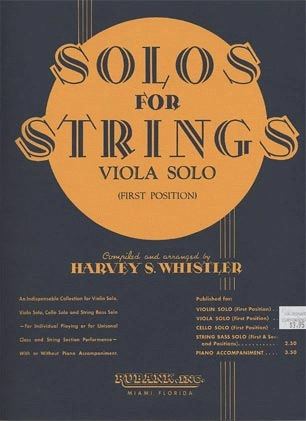Whistler, H.S.: Solos for Strings (viola)