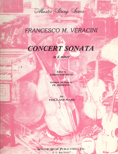 Veracini, F.M.: Sonata in e minor (viola & piano)