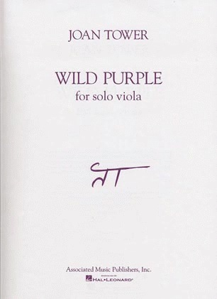 Tower, Joan: Wild Purple for Solo Viola (viola)