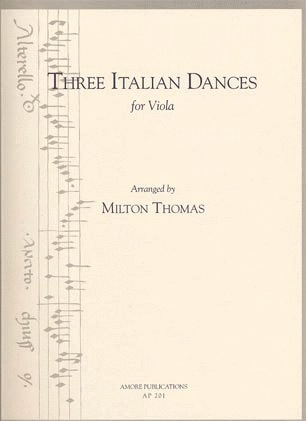 Thomas, Milton (arr): 3 Italian Dances (viola)