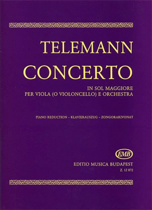 Telemann: Concerto in G Major (viola & piano)