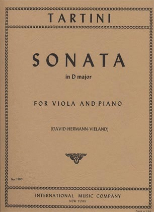 Tartini, Giuseppe: Sonata in D major (viola & piano)