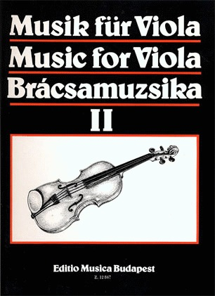Szeredi (editor): Music for Viola Vol.2 (viola & piano)