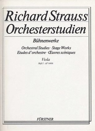 Strauss, R. (Gentz, ed.): Orchestral Studies, Book 1 (Viola 1, 2, & 3)