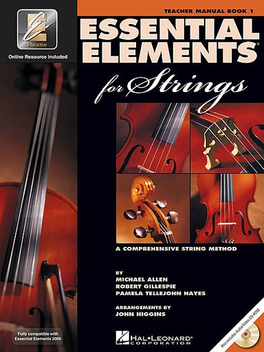 Allen, Gillespie, & Hayes: (Score) Essential Elements Interactive, Bk.1 (teacher's manual)(CD)