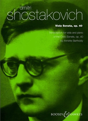 Shostakovich, D.: Sonata Op.40 transcribed from cello (viola & piano)