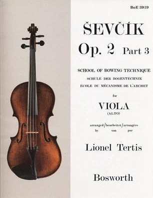 Sevcik, O. (Tertis): Op2#3 School of Bowing Technique for Viola